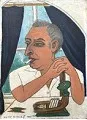 Portrait d’homme à la cigarette